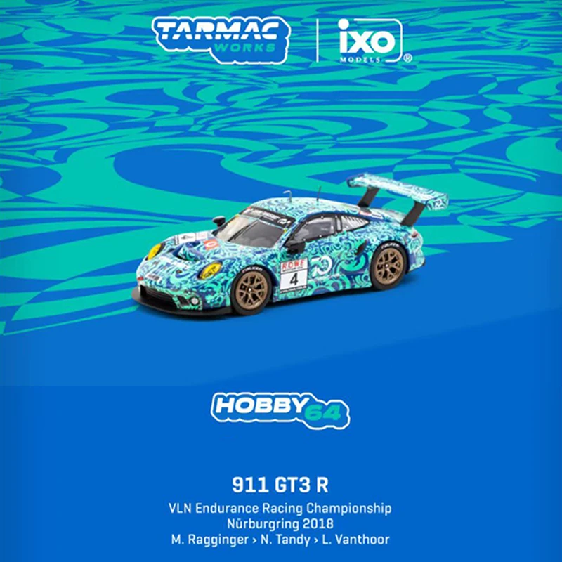 Tarmac Works 1:64 Model Car Pors 911 GT3 R Alloy Die-Cast VLN Endurance Racing Championship
Tarmac Works 1:64 Model Car Pors 911 GT3 R Alloy Die-Cast VLN Endurance Racing Championship