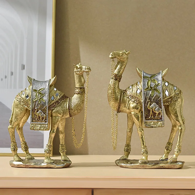 Turkish Resin Golden Camel Sculpture Feng Shui Figurines Home Decoration Ornament Accessories Interior Decor Office Living Room
Turkish Resin Golden Camel Sculpture Feng Shui Figurines Home Decoration Ornament Accessories Interior Decor Office Living Room