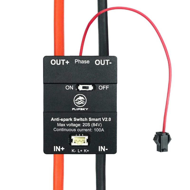 Flipsky Anti Spark Switch Smart Enhanced 300A 20S With Metal Case For VESC Electric Skateboard /Ebike/ Scooter/Robots
Flipsky Anti Spark Switch Smart Enhanced 300A 20S With Metal Case For VESC Electric Skateboard /Ebike/ Scooter/Robots