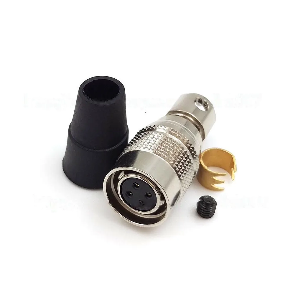 AC/DC Connector Plug 1Pc Working Frequency 11.5*35mm 300V Brass Gold Plated Cold Pressing Hirose 4Pin Connector
AC/DC Connector Plug 1Pc Working Frequency 11.5*35mm 300V Brass Gold Plated Cold Pressing Hirose 4Pin Connector
