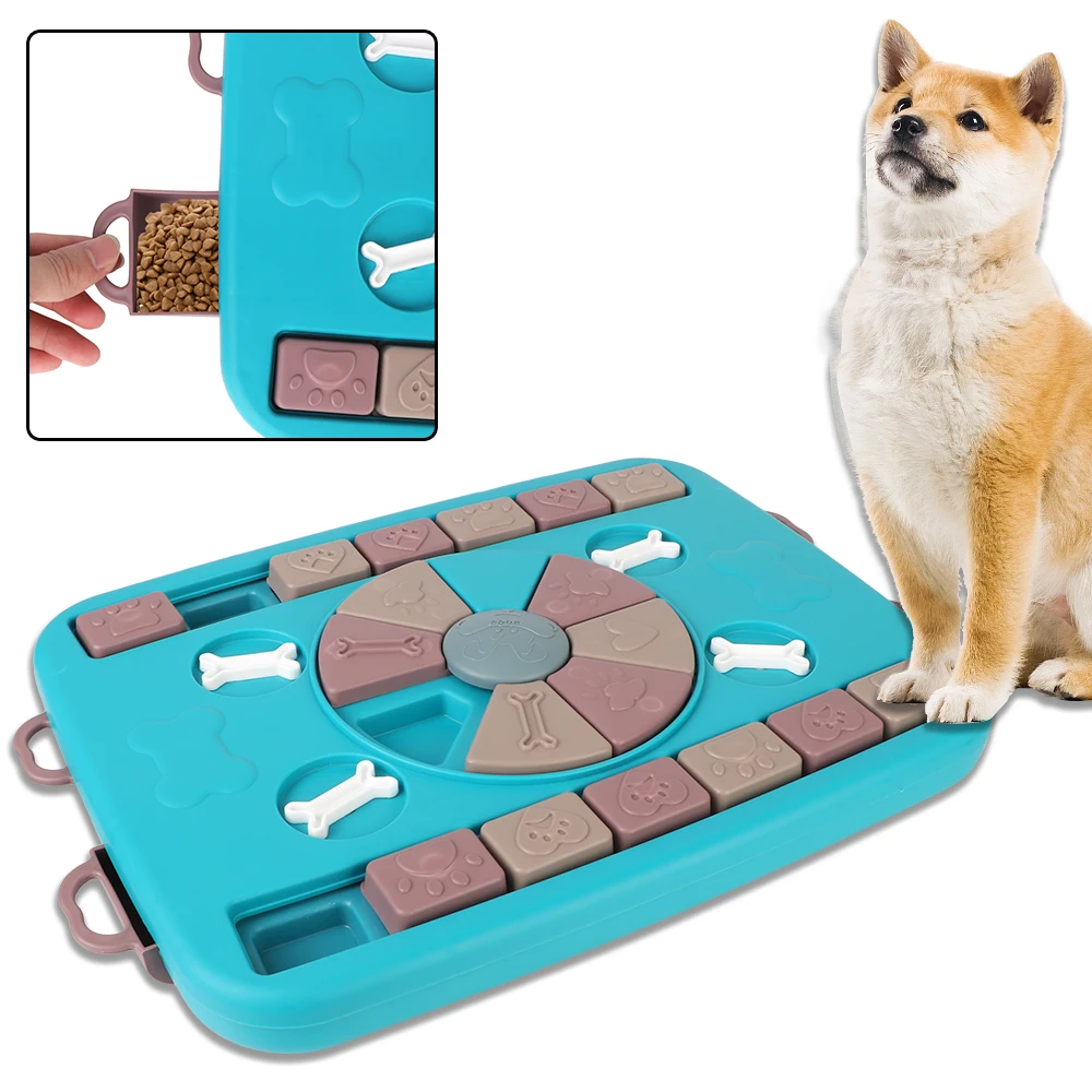 Игрушки-пазлы для домашних животных, интерактивный диспенсер для еды, нескользящая медленная кормушка, увеличение IQ, тренировочная игра для кошек и собак, медленно миска для еды
Игрушки-пазлы для домашних животных, интерактивный диспенсер для еды, нескользящая медленная кормушка, увеличение IQ, тренировочная игра для кошек и собак, медленно миска для еды