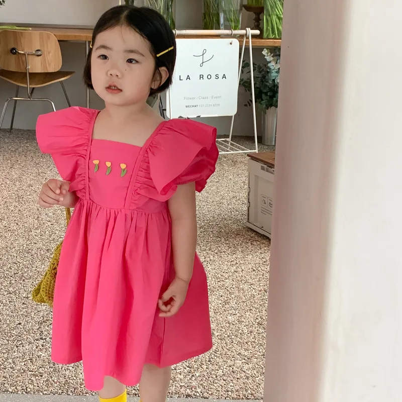 2022 Summer Fashion Korean Girls' Embroidered Clothes Puff Sleeves Princess Sisters' Dresses
2022 Summer Fashion Korean Girls' Embroidered Clothes Puff Sleeves Princess Sisters' Dresses