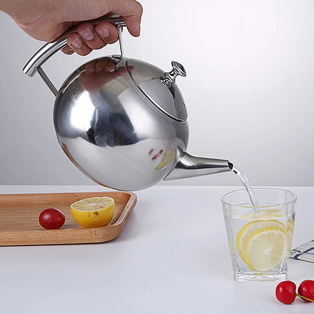 Tea Pot Kettle Coffeemetal Water Stainless Home Quart Server Teapot Blooming Stovetop Safe Steel Strainerkungfu Whistling
Tea Pot Kettle Coffeemetal Water Stainless Home Quart Server Teapot Blooming Stovetop Safe Steel Strainerkungfu Whistling
