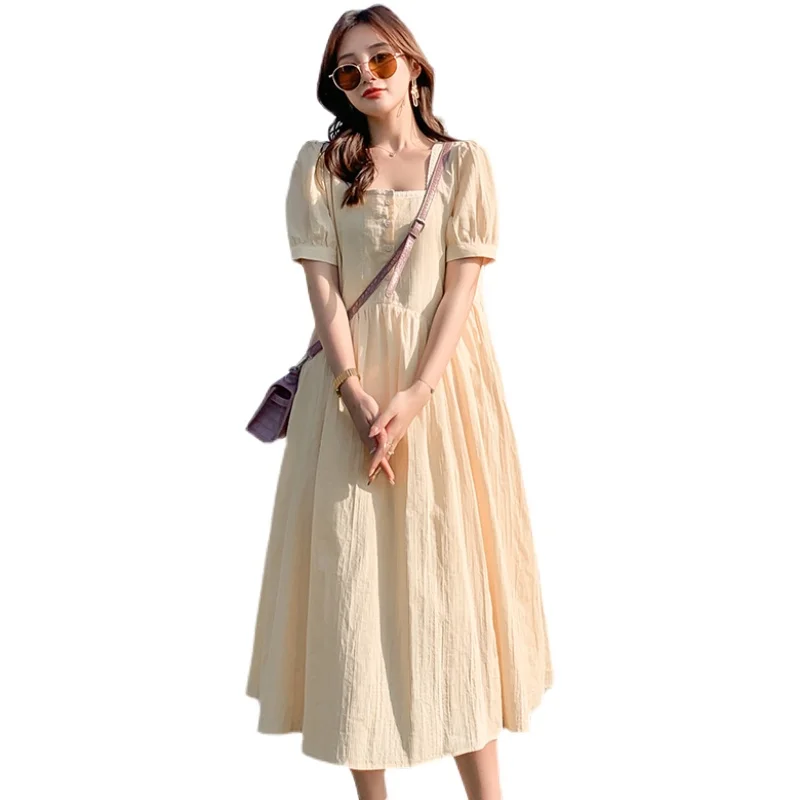 Maternity Summer Fashion Loose Dress Short Sleeve Square Collar Button Fly High Waist Pregnant Woman A-Line Dress Chiffon Dress
Maternity Summer Fashion Loose Dress Short Sleeve Square Collar Button Fly High Waist Pregnant Woman A-Line Dress Chiffon Dress