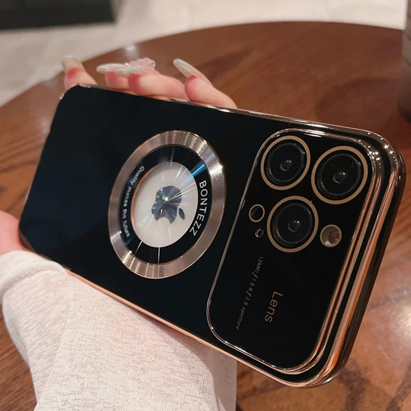 Luxury Plating Large Camera Glass Lens Protection For Magsafe Magnetic Case For iPhone 13 12 14 Pro Max Plus Soft Bumper Cover
Luxury Plating Large Camera Glass Lens Protection For Magsafe Magnetic Case For iPhone 13 12 14 Pro Max Plus Soft Bumper Cover