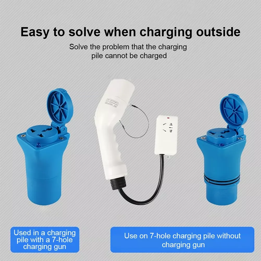 Automobile and motorcycle accessories EV Charging Station Conversion Plug Power Supply Socket AC Charging Station Adapter for Sc
Automobile and motorcycle accessories EV Charging Station Conversion Plug Power Supply Socket AC Charging Station Adapter for Sc