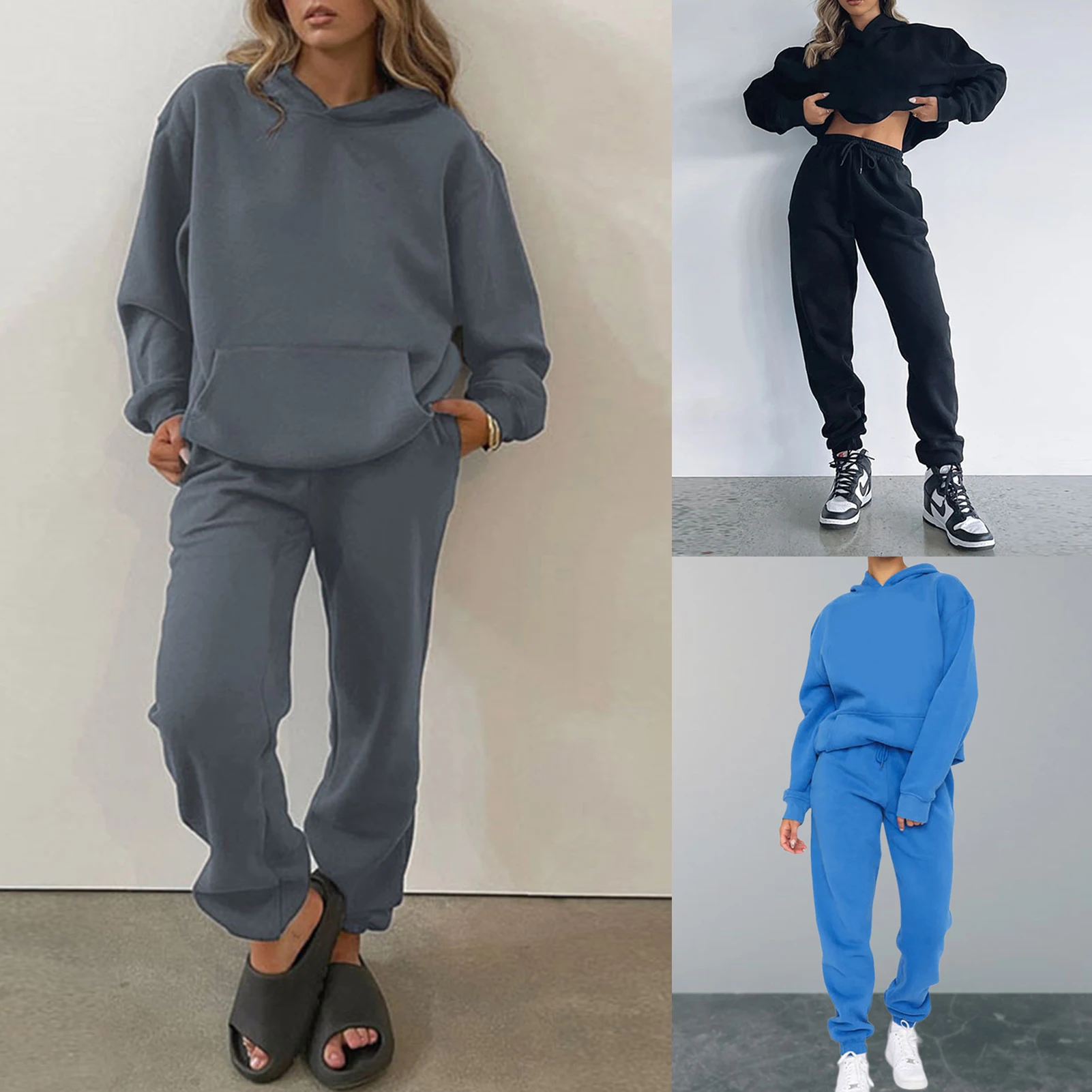 WomenTracksuit Autumn Winter Warm Hoodies Tops Suits Casual Sweatshirts Two Piece Suits Y2k Baggy Pants Sweatpants Sports Outfit
WomenTracksuit Autumn Winter Warm Hoodies Tops Suits Casual Sweatshirts Two Piece Suits Y2k Baggy Pants Sweatpants Sports Outfit