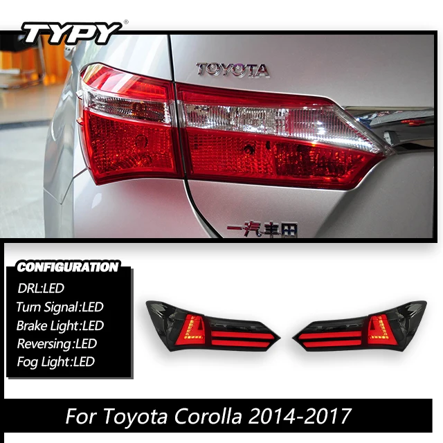 Автомобильные аксессуары, автомобильные светодиодные фонари, задние фонари в сборе для Toyota Corolla 2014-2017, задний фонарь DRL, дневные ходовые огни
Автомобильные аксессуары, автомобильные светодиодные фонари, задние фонари в сборе для Toyota Corolla 2014-2017, задний фонарь DRL, дневные ходовые огни