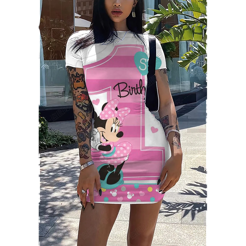 Disney Fashion Minnie Cartoon Print Sexy Skinny Dress Summer Fashion Bag Hip Beach Party Dress
Disney Fashion Minnie Cartoon Print Sexy Skinny Dress Summer Fashion Bag Hip Beach Party Dress