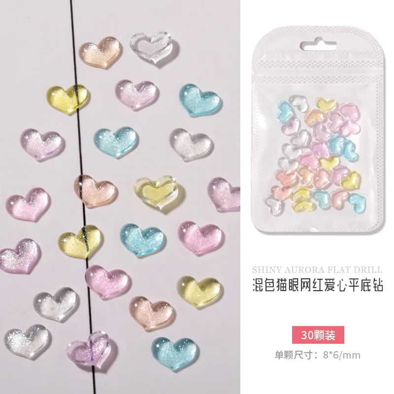 30pcs/lot Nail Art Decorations Spar Cat's Eye Fart Peach Love Rhinestone Manicure Accessories For Nail Tip Beauty
30pcs/lot Nail Art Decorations Spar Cat's Eye Fart Peach Love Rhinestone Manicure Accessories For Nail Tip Beauty
