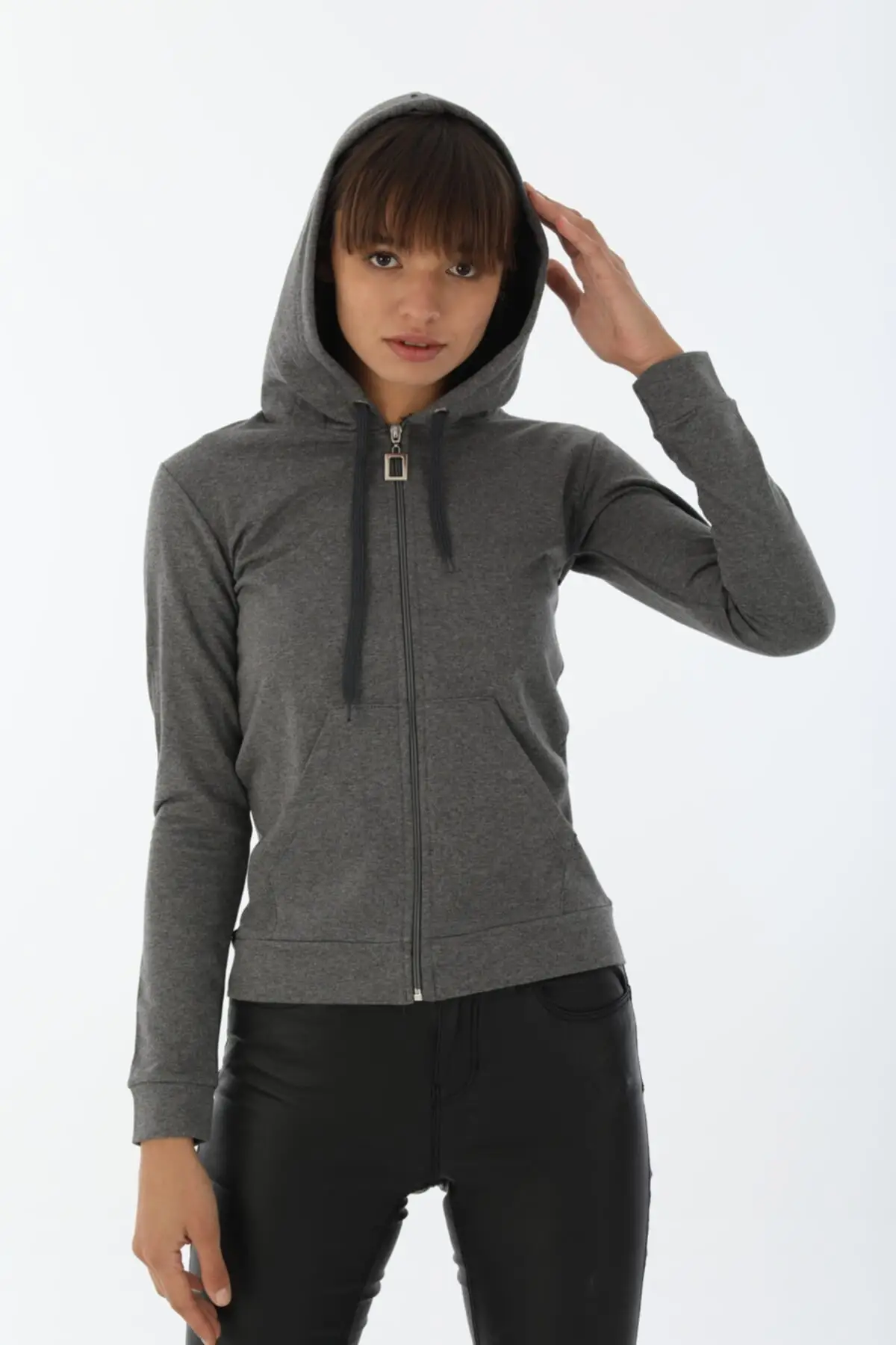 Women's Cardigan antalite Kangaroo Pocket Zippered Hooded Casual Knitted Quality Fashion Sweaters Loose Jumper
Women's Cardigan antalite Kangaroo Pocket Zippered Hooded Casual Knitted Quality Fashion Sweaters Loose Jumper
