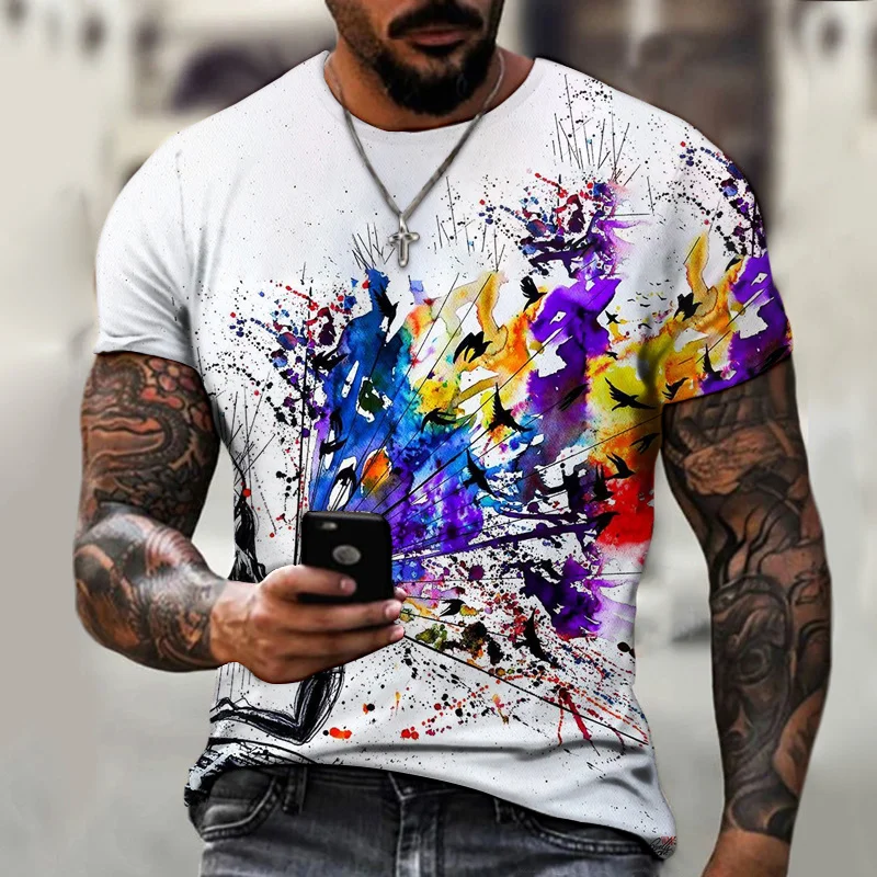 2022 New Sexy Designer New To Men's Fashion Ieisure European Street Harajuku Trend T-shirt Men's Short Sleeve Top Asian Size
2022 New Sexy Designer New To Men's Fashion Ieisure European Street Harajuku Trend T-shirt Men's Short Sleeve Top Asian Size