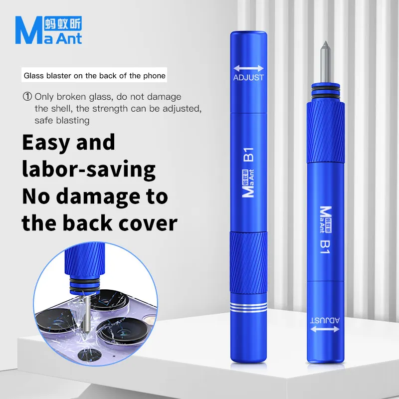 

Maant B1 Blaster Pen Mobile Phone Back Cover Glass Blasting Pen Labor-saving Non-slip Strength Adjustable Repair Break Tool