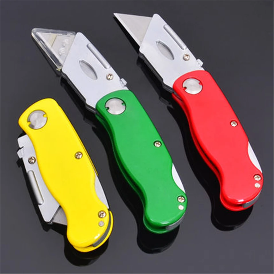 Folding Knife Heavy Duty Knife Pipe Cutter Stainless Steel Utility Knife With 5PCS Knife Blades Outdoor Survival Tools
Folding Knife Heavy Duty Knife Pipe Cutter Stainless Steel Utility Knife With 5PCS Knife Blades Outdoor Survival Tools