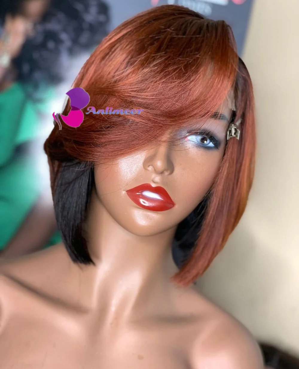 Left Side Part Lace Front Wigs Human Hair Ombre Ginger Red Colorful Wigs for Women Silk Base Lace Front Wig HD Frontal Wigs
Left Side Part Lace Front Wigs Human Hair Ombre Ginger Red Colorful Wigs for Women Silk Base Lace Front Wig HD Frontal Wigs