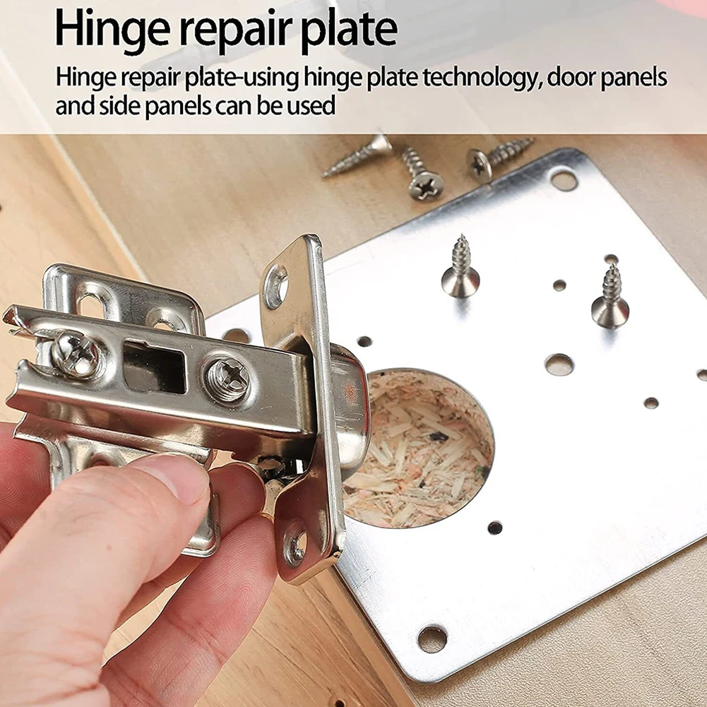 1/2/4 /10Pcs Hinge Repair Plate Cupboard Cabinet Door Hinge Fixing Plate Cabinet Hinge Repair Tool Repair Door Panel Connection
1/2/4 /10Pcs Hinge Repair Plate Cupboard Cabinet Door Hinge Fixing Plate Cabinet Hinge Repair Tool Repair Door Panel Connection