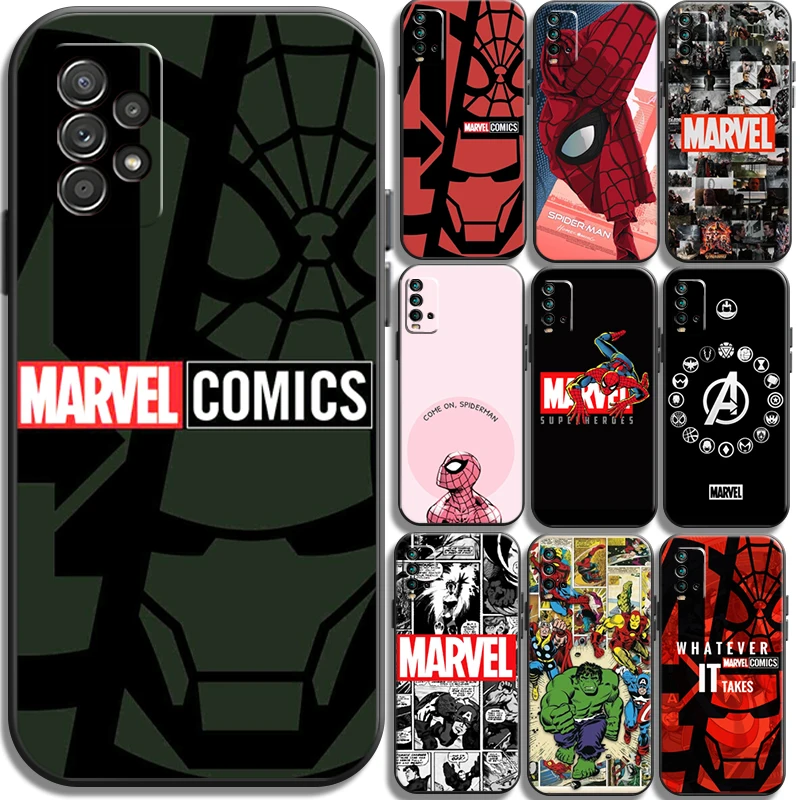 Marvel Spiderman Phone Cases For Xiaomi Redmi Note 10 10S 10 Pro POCO F3 GT X3 GT M3 Pro X3 NFC Funda Carcasa Coque
Marvel Spiderman Phone Cases For Xiaomi Redmi Note 10 10S 10 Pro POCO F3 GT X3 GT M3 Pro X3 NFC Funda Carcasa Coque