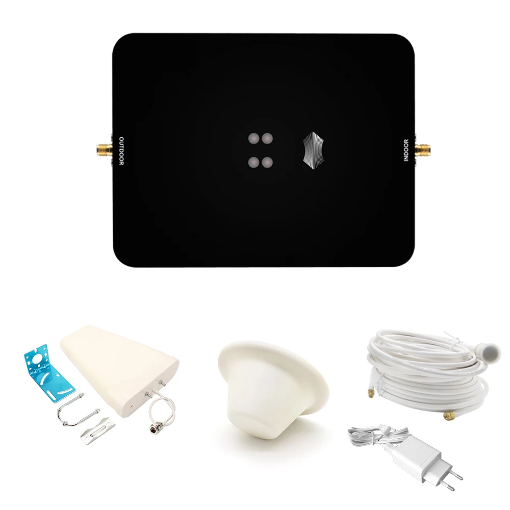 High power 17dBm Tri band 900/1800/2100MHz 2G/3G/4G SMA-Female Mobile Signal Booster/Repeater With Omni Antennas
High power 17dBm Tri band 900/1800/2100MHz 2G/3G/4G SMA-Female Mobile Signal Booster/Repeater With Omni Antennas