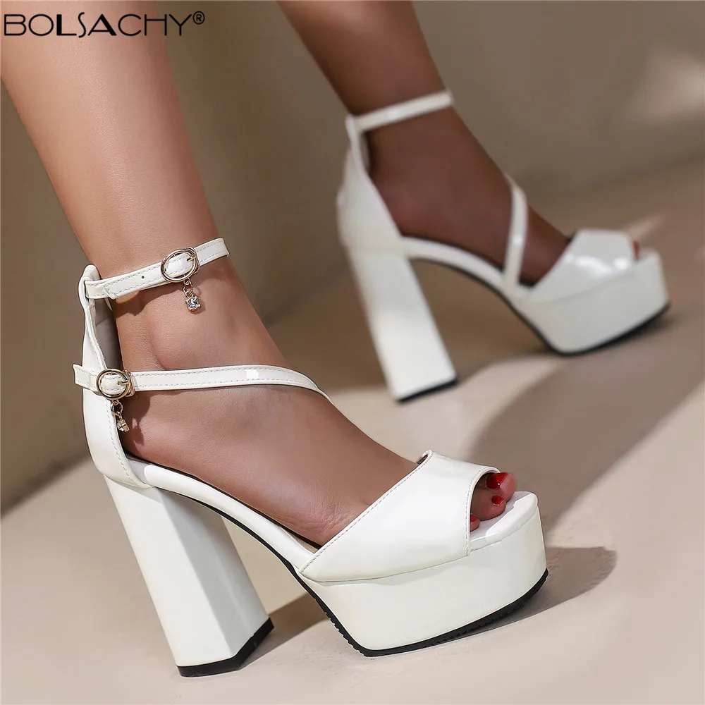 2023 New 12.5CM Platform High Heels Sandals Sexy Ankle Strap Open Toe Gladiator Party Dress Women Shoes Plus Size 34-43 White
2023 New 12.5CM Platform High Heels Sandals Sexy Ankle Strap Open Toe Gladiator Party Dress Women Shoes Plus Size 34-43 White