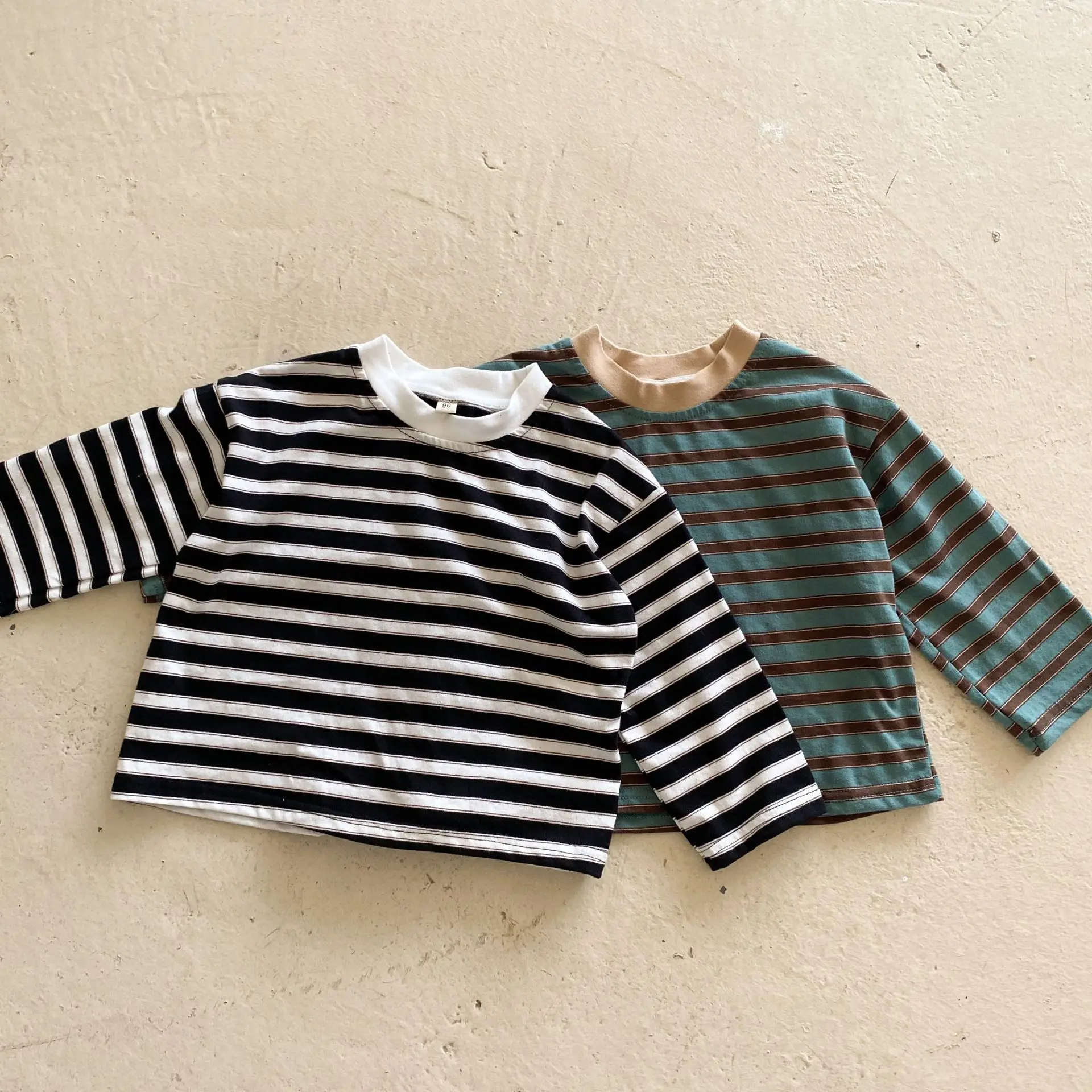 2022 Autumn Children Boy Full Cotton Bottoming Shirt Girl Baby Striped Long Sleeves T-shirt Kid Casual Loose Tops Infant Outfits
2022 Autumn Children Boy Full Cotton Bottoming Shirt Girl Baby Striped Long Sleeves T-shirt Kid Casual Loose Tops Infant Outfits