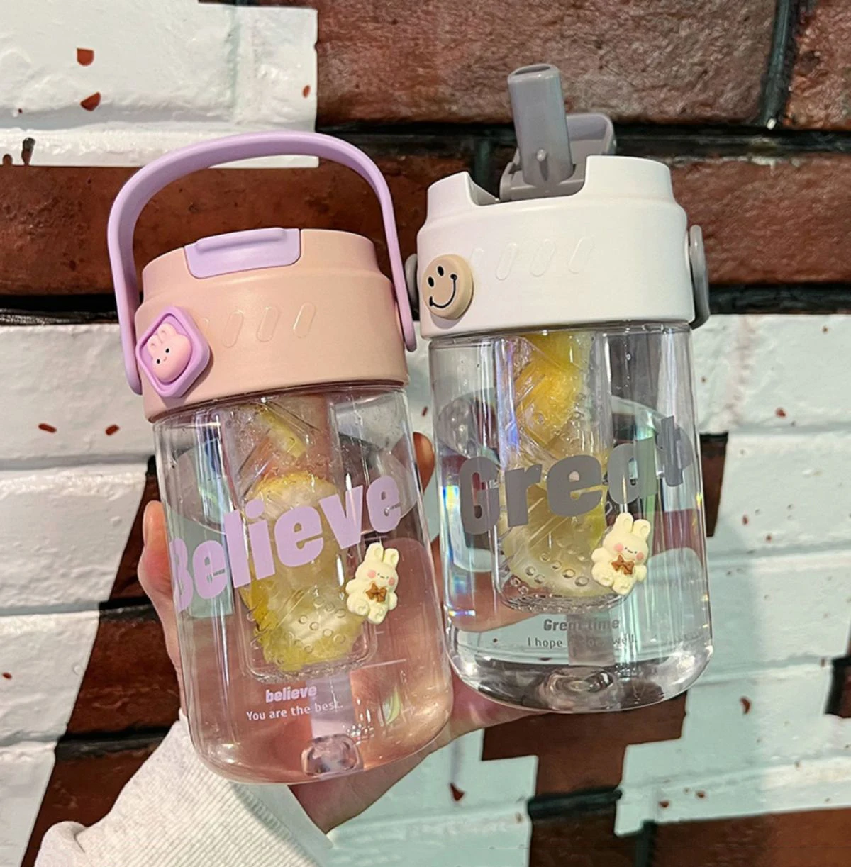 Bottle Drinking Simple Handle, Portable Filter, Tea Cup Straw Plastic Bottles For Children'S Water
Bottle Drinking Simple Handle, Portable Filter, Tea Cup Straw Plastic Bottles For Children'S Water