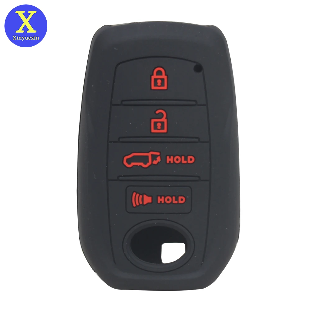 Xinyuexin Silicone Car Key Cover Case for Toyota Venza XLE 2021-2022 Smart Remote Keyless Inter Case Fob 4 Button Accessories
Xinyuexin Silicone Car Key Cover Case for Toyota Venza XLE 2021-2022 Smart Remote Keyless Inter Case Fob 4 Button Accessories