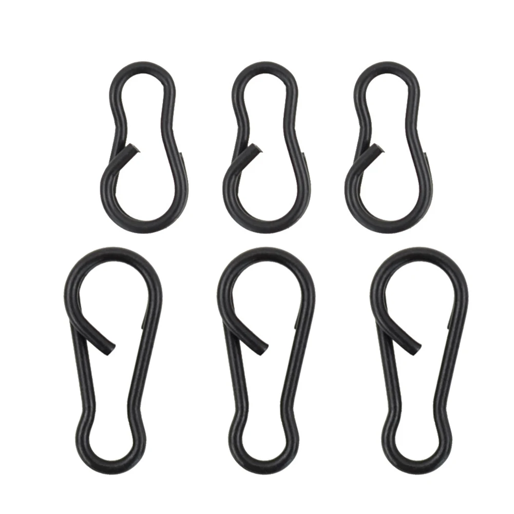 20pcs/Lot Fishing Snap Clips Speed Links Swivel Hook Snap Carp Terminal Tackle Carp Speed Link Matt Black Multi-clips Snap
20pcs/Lot Fishing Snap Clips Speed Links Swivel Hook Snap Carp Terminal Tackle Carp Speed Link Matt Black Multi-clips Snap