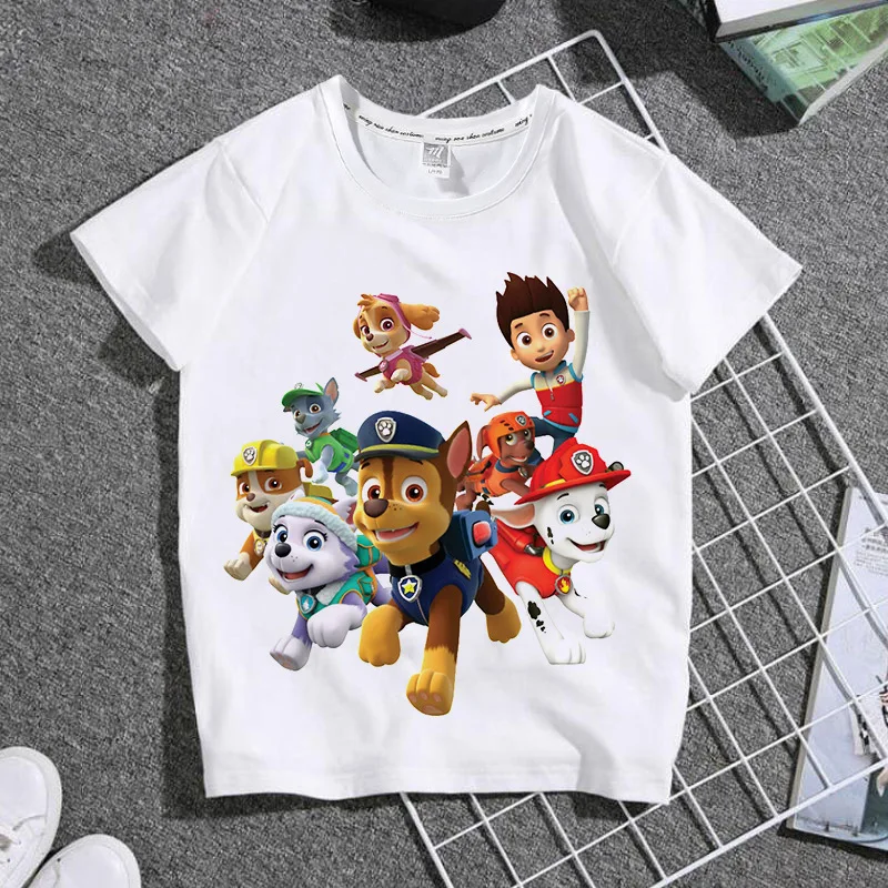 Paw Patrol 1pcs Kids Birthday Party Tops Summer Cotton Kids Short Sleeve Costume Cartoon Children Fashion T Shirts 1-8 Years Old
Paw Patrol 1pcs Kids Birthday Party Tops Summer Cotton Kids Short Sleeve Costume Cartoon Children Fashion T Shirts 1-8 Years Old