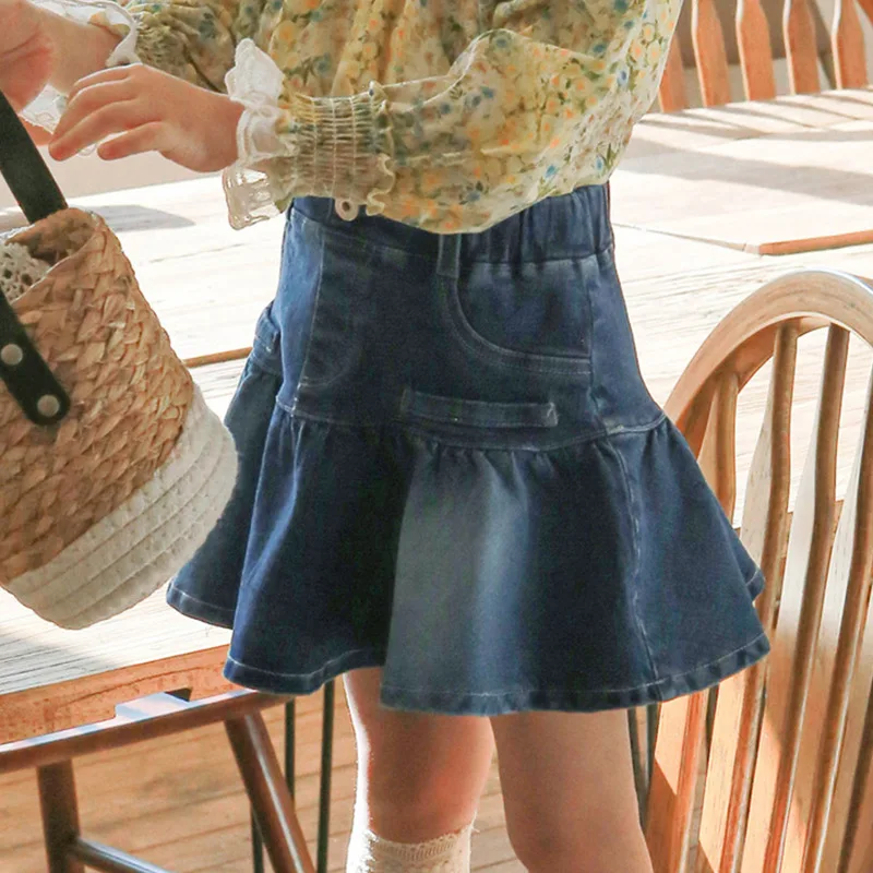 2023 Spring New Girls Skirt Korean Version Kids Clothes Fashion Denim All-match Maxi Skirt Solid Draped Playful Lovely and Sweet
2023 Spring New Girls Skirt Korean Version Kids Clothes Fashion Denim All-match Maxi Skirt Solid Draped Playful Lovely and Sweet