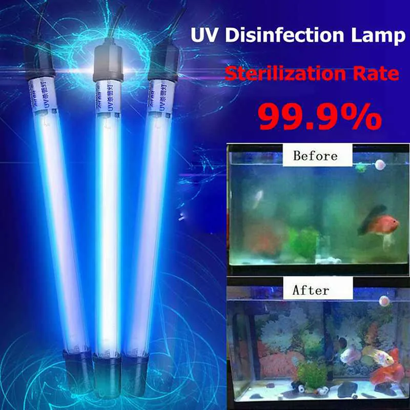 EU/US Plug Aquarium Submersible UV Sterilizer Lamp Light Ultraviolet Filter Waterproof Water Cleaner For Fish Tank 5-13W
EU/US Plug Aquarium Submersible UV Sterilizer Lamp Light Ultraviolet Filter Waterproof Water Cleaner For Fish Tank 5-13W