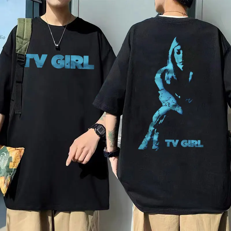 

Футболка для девушек с ТВ, футболка с надписью «Ночь на вопрос», футболка с французским альбомом выхода, мужская и женская модная повседневная Винтажная футболка с коротким рукавом