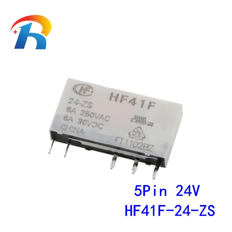5 шт., реле мощности HF41F 5 12 24V HS ZS 
5 шт., реле мощности HF41F 5 12 24V HS ZS
