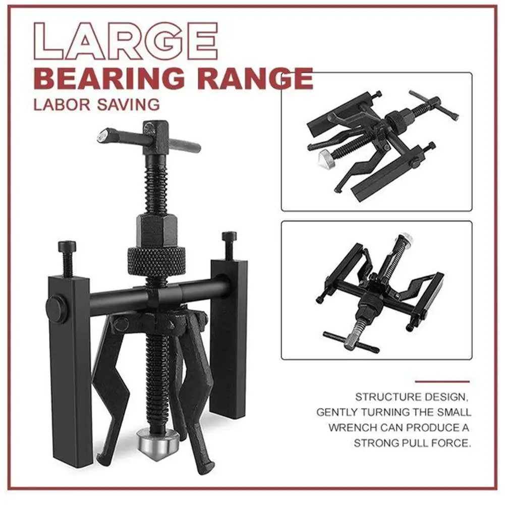 Car Inner Bearing Puller 3-jaw Extraction Tool Puller Removal Gear Automotive Repair Tools Kit Labor-saving Separation Device
Car Inner Bearing Puller 3-jaw Extraction Tool Puller Removal Gear Automotive Repair Tools Kit Labor-saving Separation Device