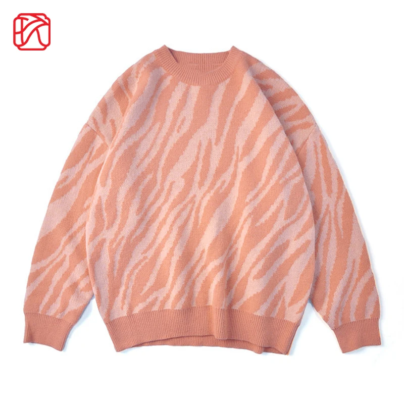 Spring Men's Sweaters Loose Tide Brand Casual Sweater Jacket Men Korean Personalized Fashion Zebra Knitted Sweater Men Pullovers 
Spring Men's Sweaters Loose Tide Brand Casual Sweater Jacket Men Korean Personalized Fashion Zebra Knitted Sweater Men Pullovers