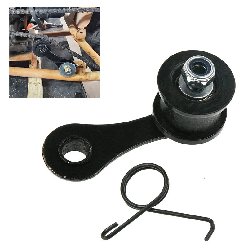 Chain Tensioner Spring Roller Slider Guide Adjuster Wheel Pulley Kit fit for Dirt Pit Mini Bike Moto ATV Quad Scooter Motor Part
Chain Tensioner Spring Roller Slider Guide Adjuster Wheel Pulley Kit fit for Dirt Pit Mini Bike Moto ATV Quad Scooter Motor Part