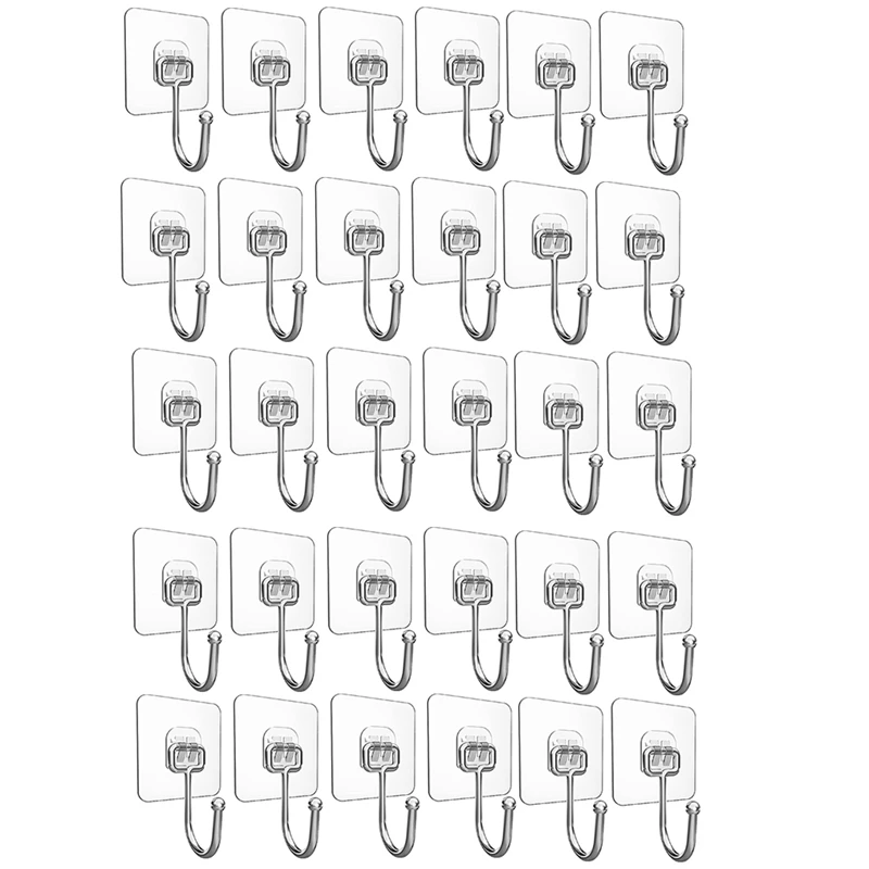 Heavy Duty Hold Wall Hooks For Hanging,Transparent Waterproof Rustproof Sticky Hooks For Home
Heavy Duty Hold Wall Hooks For Hanging,Transparent Waterproof Rustproof Sticky Hooks For Home