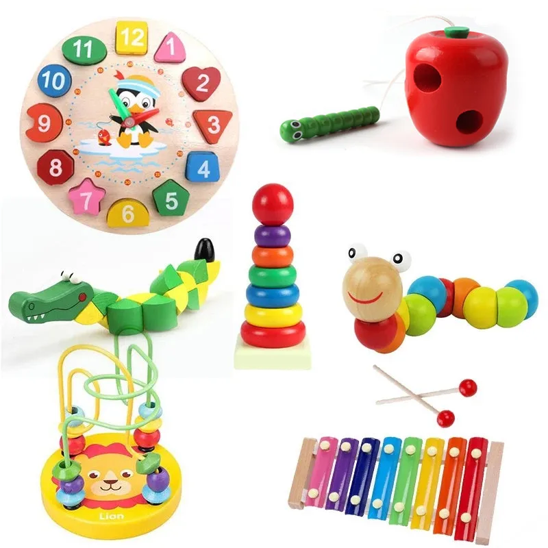Wooden Teaching Clock for Kids Baby Montesorri Shape Color Sorter Toys Numbers Lacing Stringing Beads Educational Toys Puzzle
Wooden Teaching Clock for Kids Baby Montesorri Shape Color Sorter Toys Numbers Lacing Stringing Beads Educational Toys Puzzle