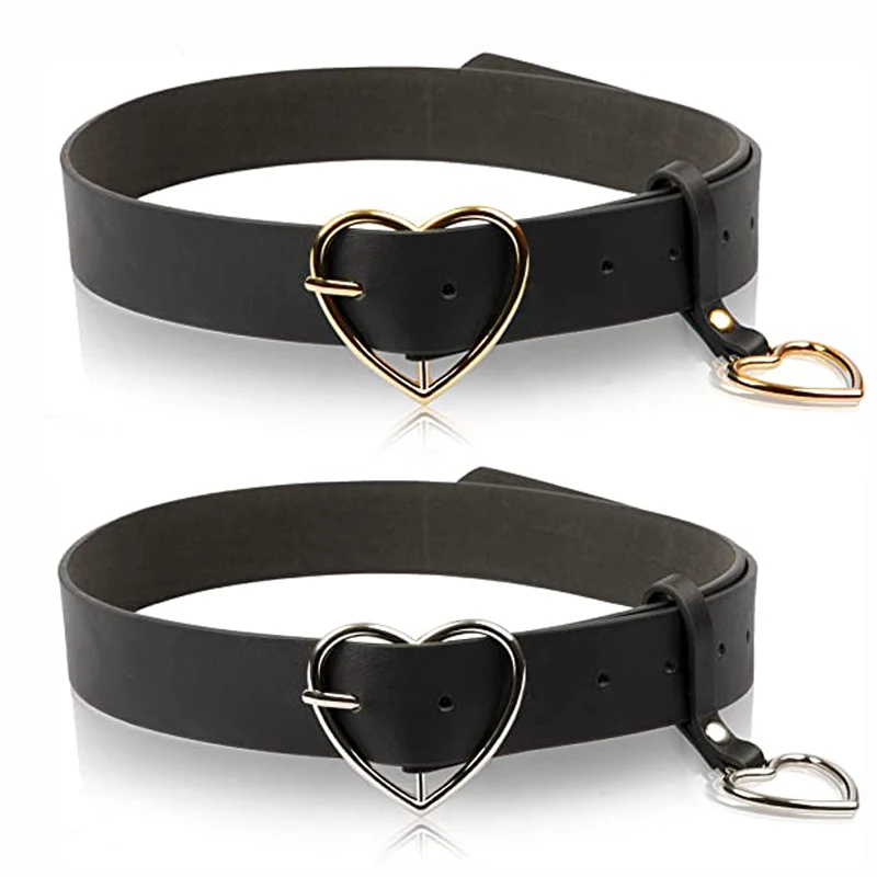 Fashion Women PU Leather Belt Heart Double ring Female Cute Black Belt Ladies Pants Party Dress Heart Belts For Women Jeans
Fashion Women PU Leather Belt Heart Double ring Female Cute Black Belt Ladies Pants Party Dress Heart Belts For Women Jeans