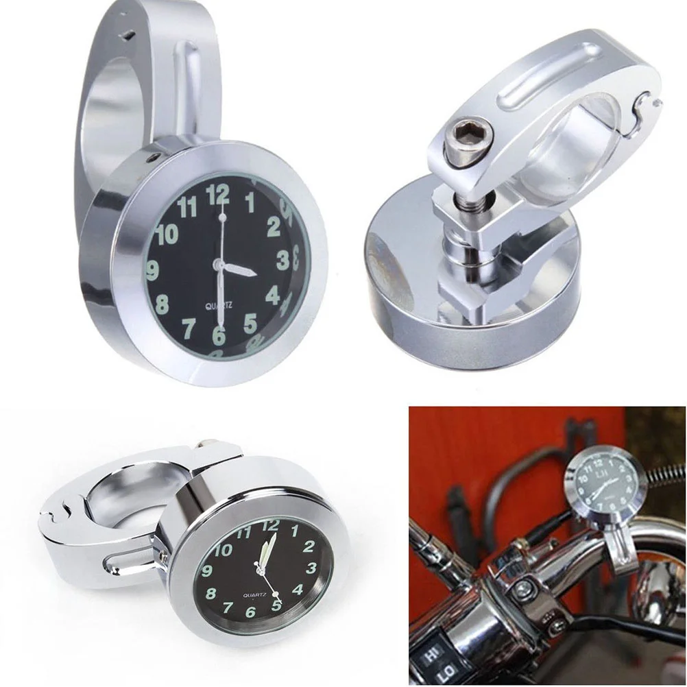 Waterproof 7/ 8 Motorcycle Motorbike Motorcycle Handlebar Clock Accessory Handbar Mount Digital Clock ( Silver )
Waterproof 7/ 8 Motorcycle Motorbike Motorcycle Handlebar Clock Accessory Handbar Mount Digital Clock ( Silver )