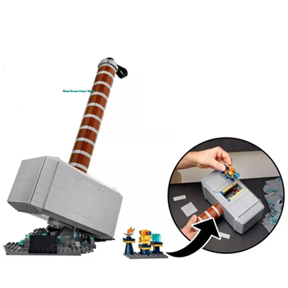FIT 76209 Marve & Avenger Thord Hammer Super Hero игрушечное оружие громовой Молот Thunder строительные блоки детский подарок в наличии
FIT 76209 Marve & Avenger Thord Hammer Super Hero игрушечное оружие громовой Молот Thunder строительные блоки детский подарок в наличии