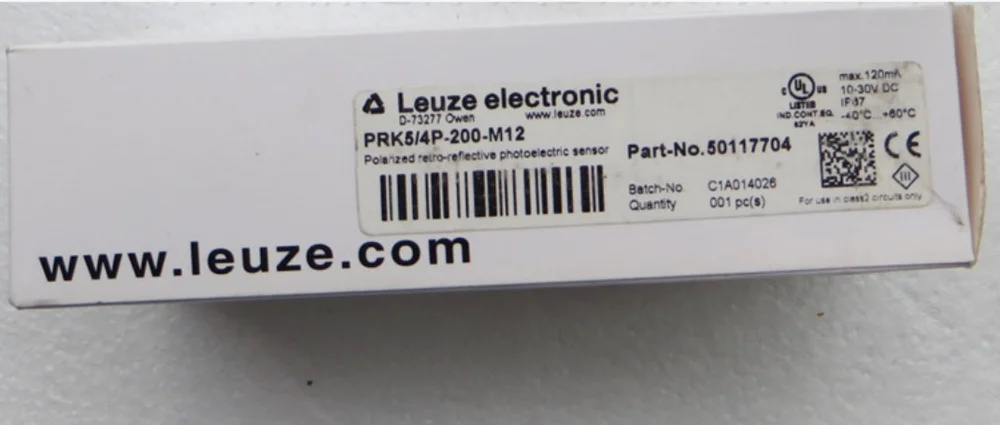 

LEUZE Photoelectric switch PRK5/4P-200-M12 New #F0