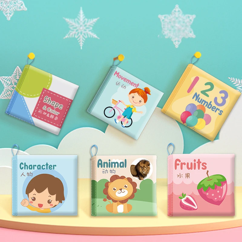 Montessori Sensory Cloth Book For Baby Children's Early Education Cognitive Chew Book Toys Sound Paper Puzzle Learning Kidsbooks
Montessori Sensory Cloth Book For Baby Children's Early Education Cognitive Chew Book Toys Sound Paper Puzzle Learning Kidsbooks