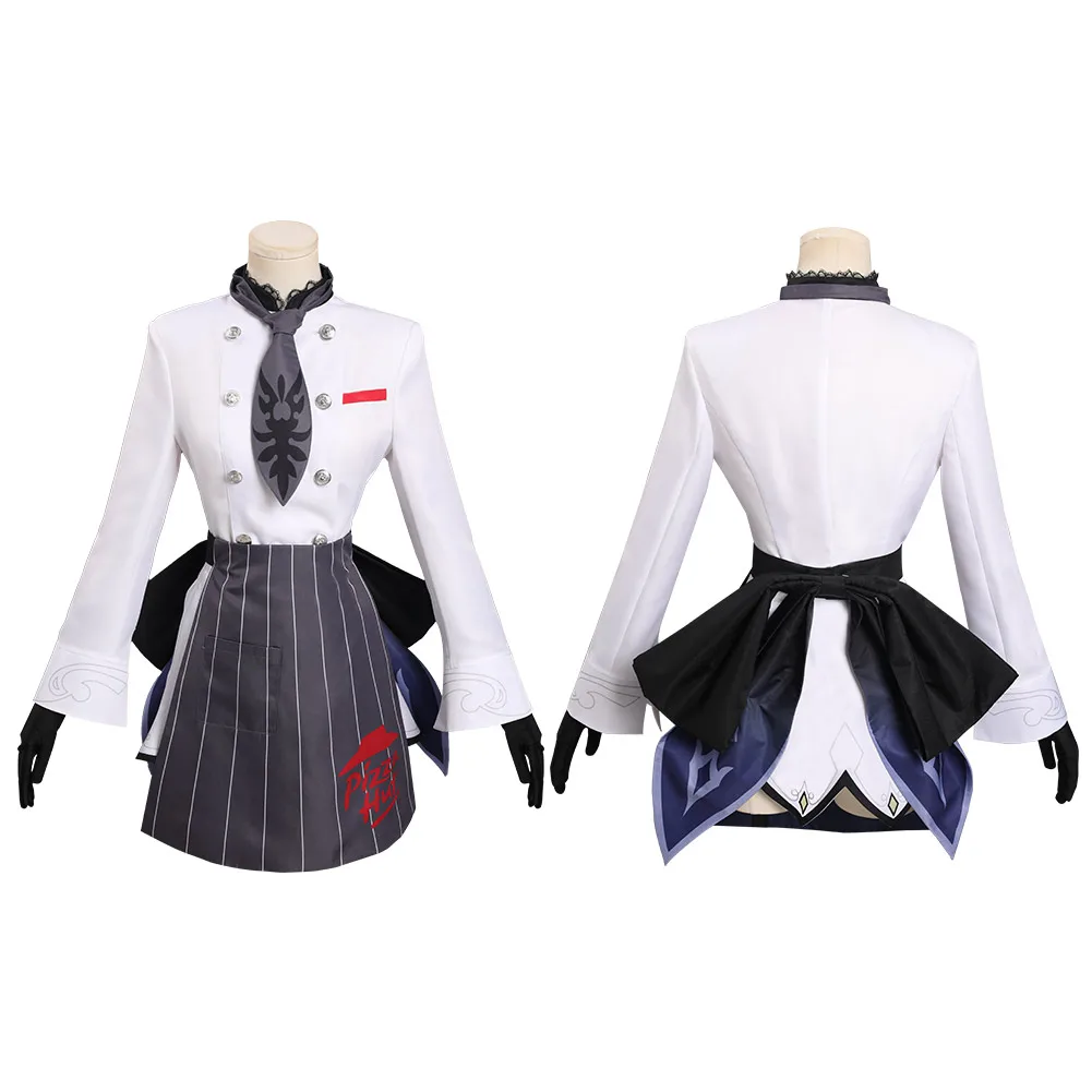Genshin Impact Eula Cosplay Costume Pizzahuting Outfits Waiter DressHalloween Carnival Suit Clothing
Genshin Impact Eula Cosplay Costume Pizzahuting Outfits Waiter DressHalloween Carnival Suit Clothing