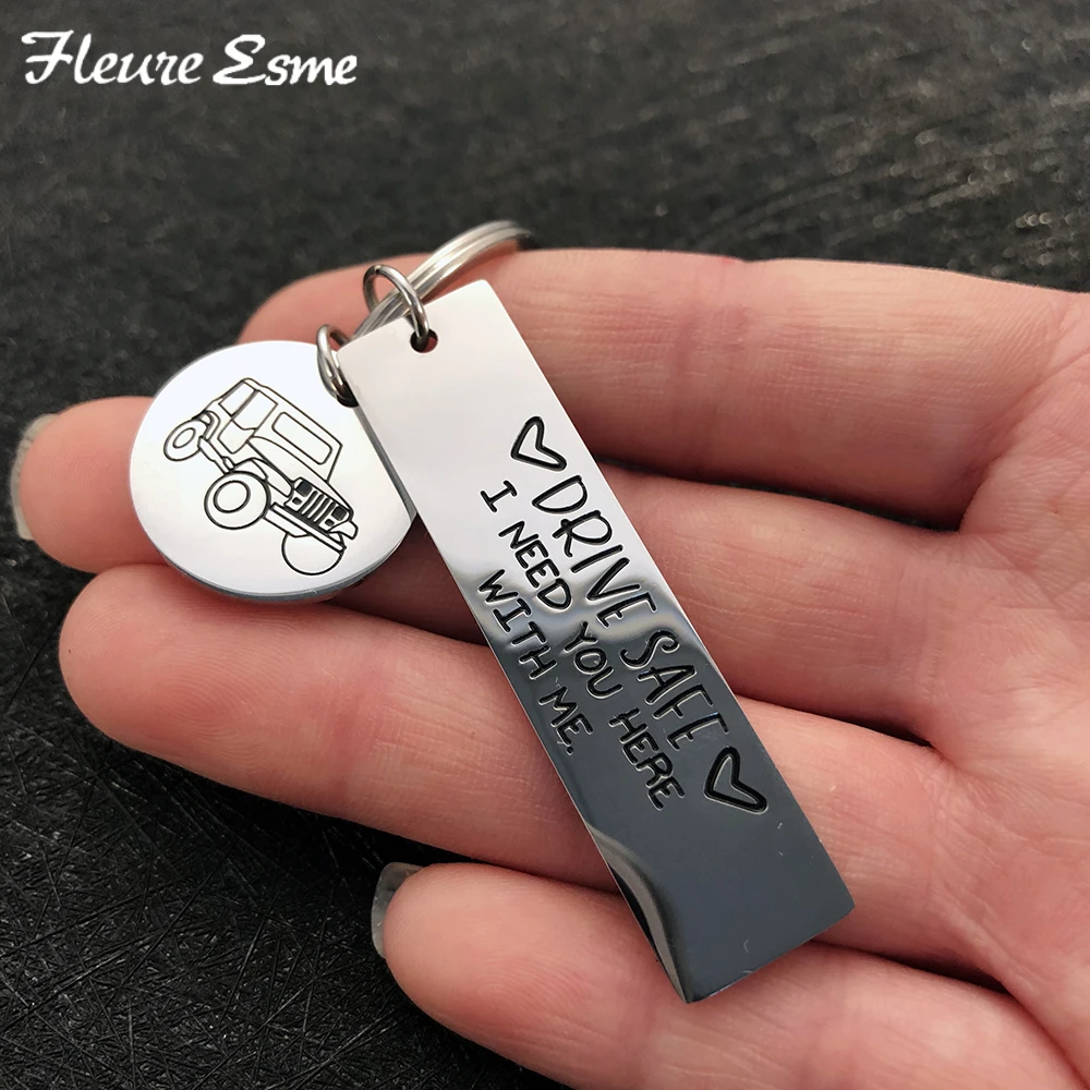 Fashion Keyring Cute Car Keychain Family Gift Drive Safe I Need You Here with Me for Husband Father Boyfriend Couples Men
Fashion Keyring Cute Car Keychain Family Gift Drive Safe I Need You Here with Me for Husband Father Boyfriend Couples Men