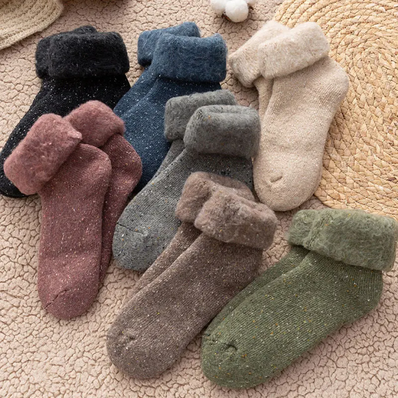 Winter Warm Wool Rabbit Socks Thicker Solid Socks Against Cold Snow Russia Winter Warm Funny Happy Male Womens Socks
Winter Warm Wool Rabbit Socks Thicker Solid Socks Against Cold Snow Russia Winter Warm Funny Happy Male Womens Socks
