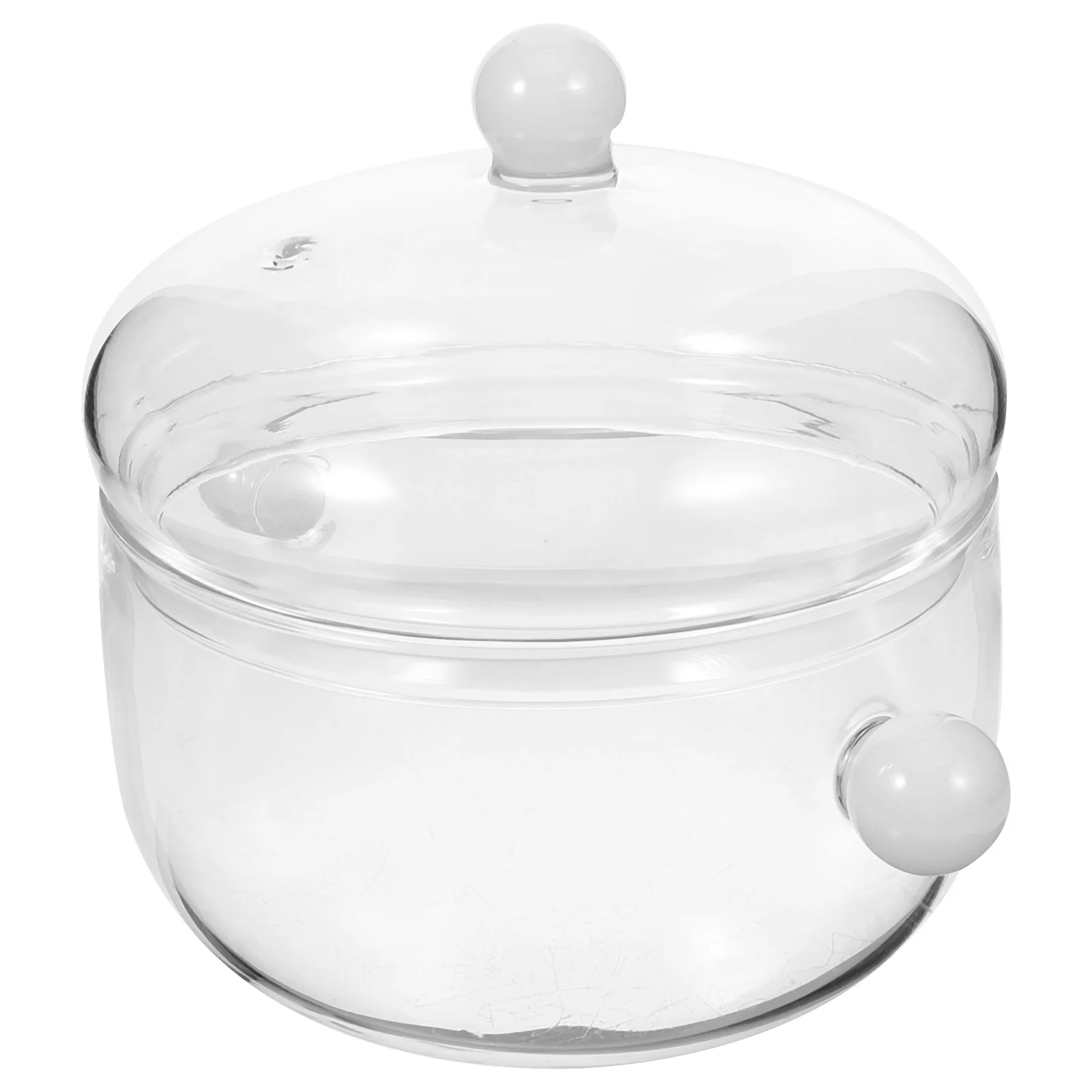 

Glass Saucepan Glass Stovetop Pot with Lid Glass Cookware for Pasta Noodle Soup