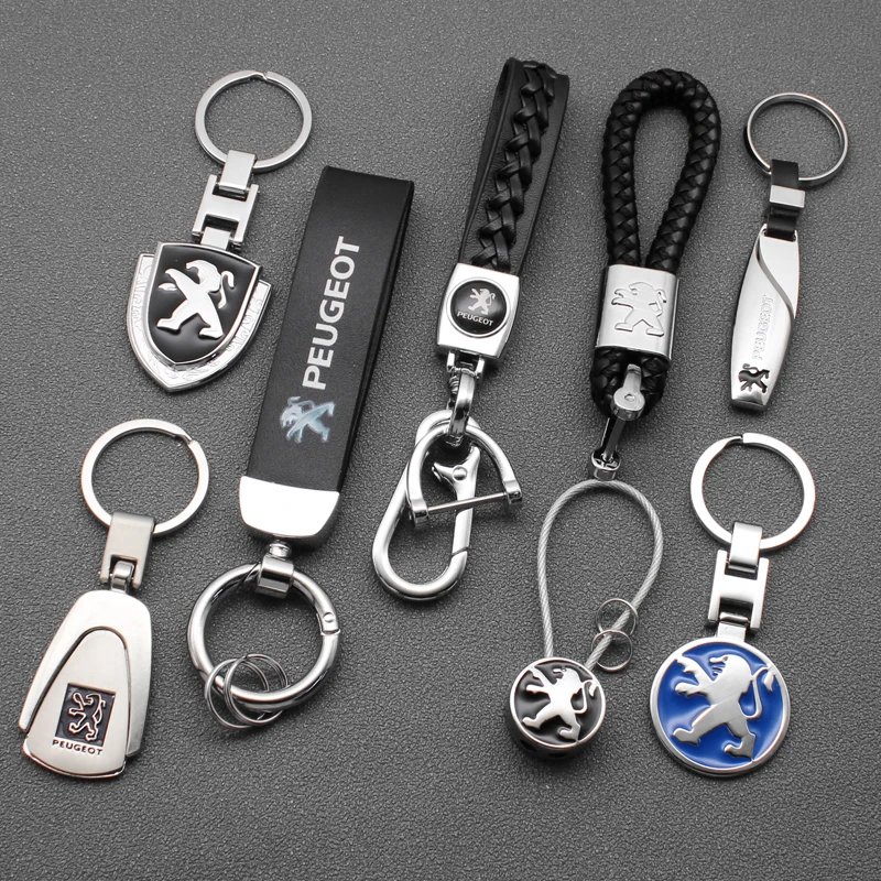 3D Metal+Leather Car Keychain KeyRings For peugeot 5008 406 3008 301 207 508 307 106 407 2008 1007 103 206 Expert Accessories
3D Metal+Leather Car Keychain KeyRings For peugeot 5008 406 3008 301 207 508 307 106 407 2008 1007 103 206 Expert Accessories