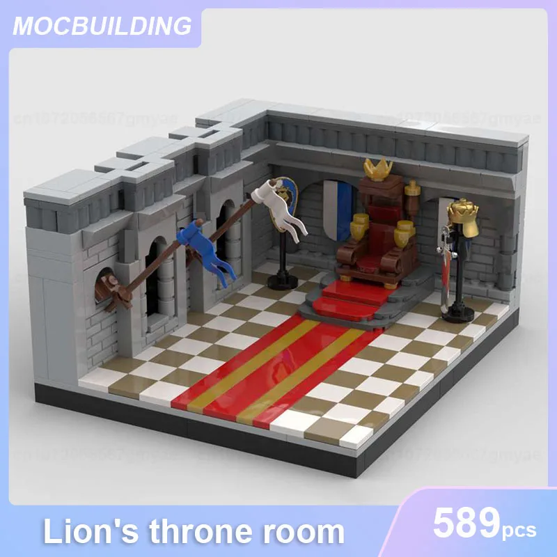 Lion's Throne Room Castle Model MOC Building Blocks DIY Assemble Bricks Educational Creative Children Toys Kids Gifts 589PCS
Lion's Throne Room Castle Model MOC Building Blocks DIY Assemble Bricks Educational Creative Children Toys Kids Gifts 589PCS