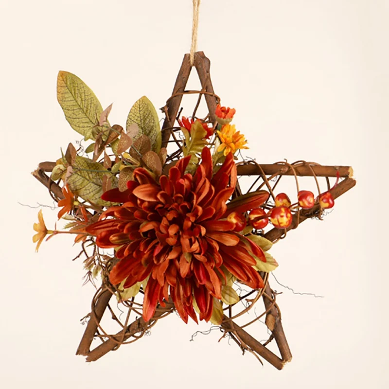 Artificial Maple Leaf Wreath Home Indoor Outdoor Hang Decoration Handmade Rattan Simulation Garland Plant Decor Dropship
Artificial Maple Leaf Wreath Home Indoor Outdoor Hang Decoration Handmade Rattan Simulation Garland Plant Decor Dropship
