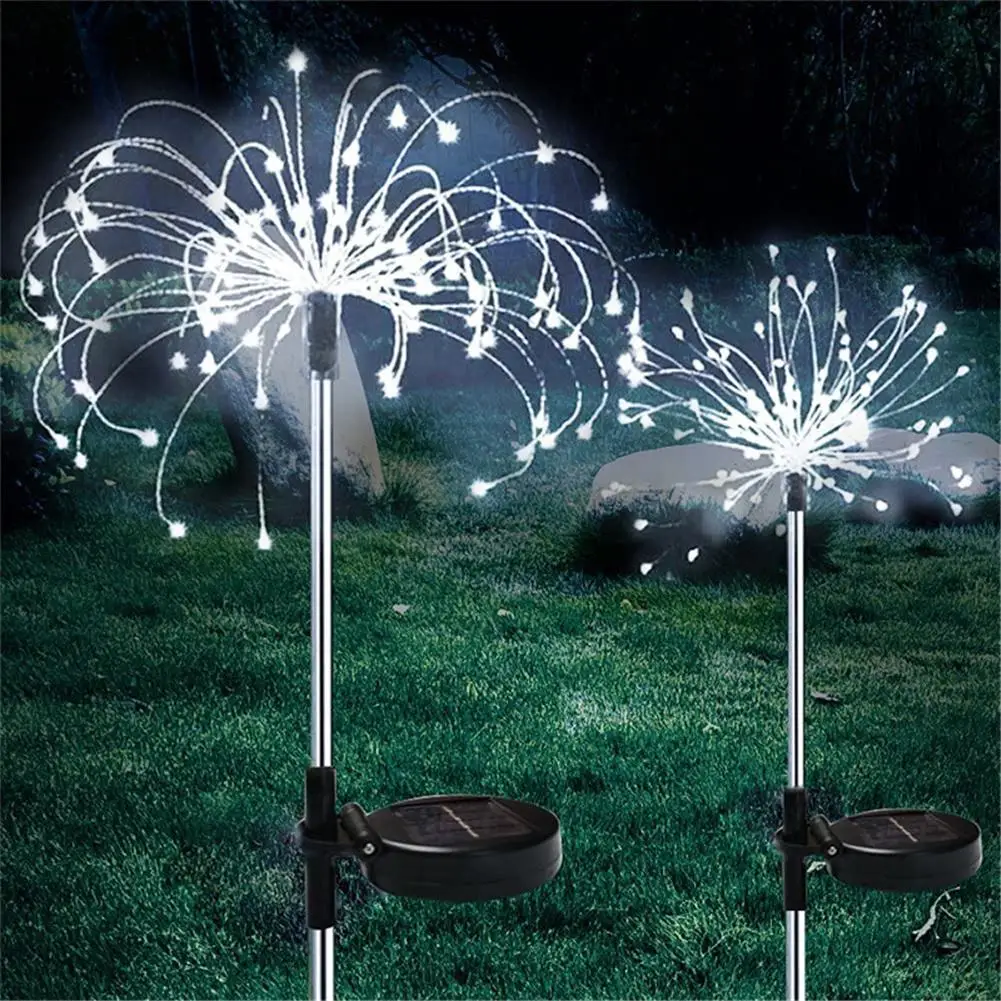 1PC Solar Fireworks Lamp Outdoor Grass Globe Dandelion Flash String Fairy lights 8 Modes Ip65 Waterproof Lamps For Garden Lawn
1PC Solar Fireworks Lamp Outdoor Grass Globe Dandelion Flash String Fairy lights 8 Modes Ip65 Waterproof Lamps For Garden Lawn